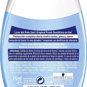 Licor 2 i 1 Non Stop Fresh Tannkrem 75ml