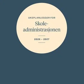 Ukeplanlegger Voksen Kalender 2026-2027