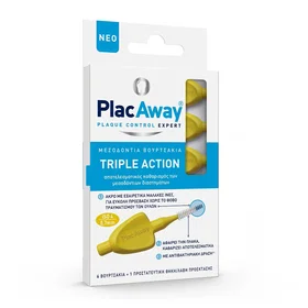Plac Away Triple Action Mellomromsbørste 6pcs