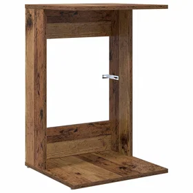 vidaXL Side Table Old Wood 40 x 38 x 62.5 cm 8000370