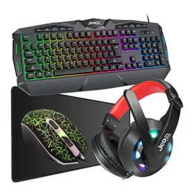 XClio Elite 4 in 1 RGB Gaming Kit Keyboard Mouse Pad & Headset