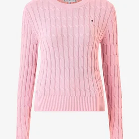 Tommy Hilfiger CO Cable Mid Cardigan (Dam)