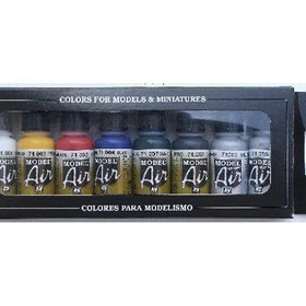 Vallejo Airbrush Color set 8 pcs