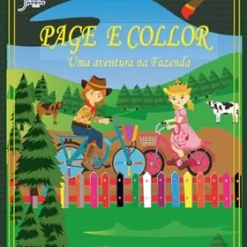 Page E Color Uma Aventura Na Fazenda Färgläggningsbok