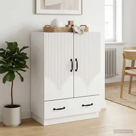 vidaXL 895355 Sidoby 1 låda 2 dörrar 66x34.5x92cm
