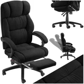 TecTake Gillian Chaise de Bureau Avec Repose-pieds