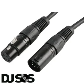 Pulse DMX Lead 5 Pin XLR Male to Female Cable 3m