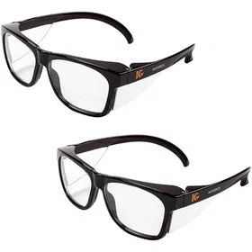 Kleenguard Protective Eyewear V90 (Clear Anti-Fog Lens with Black Frame)