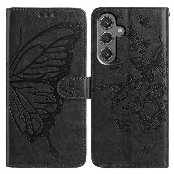 Samsung Butterfly Pattern Wallet Case with Kickstand for Galaxy S23 FE