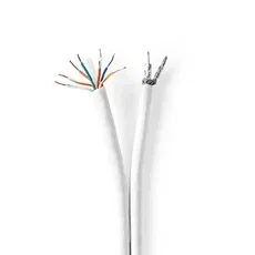 Nedis Coax / CAT6 Kombinationskabel 25m CSGG4500WT250