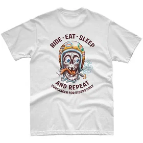 Pure Racer Ride-eat-sleep Kortärmad T-shirt (Herr)