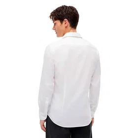 Tommy Hilfiger Oxford Solid Langermet Skjorte (Herre)