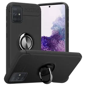 Cadorabo TPU-kotelo fokusrenkaalla Samsung Galaxy A71 5G
