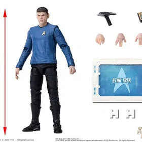 Hiya Mini Series STAR TREK Spock Action Figure