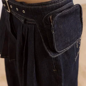 Damson Madder Balloon Barrel Jeans (Dame)