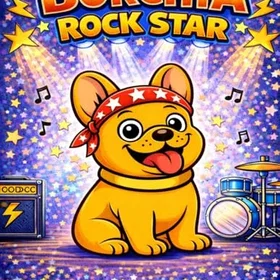 Borchia Rockstar Färgläggningsbok