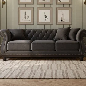 Oak&More Chesterfield Sofa (3-Seater) HARR006