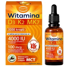 Asepta Vitamin D3 K2 MK7 Forte 4000IU 100ml