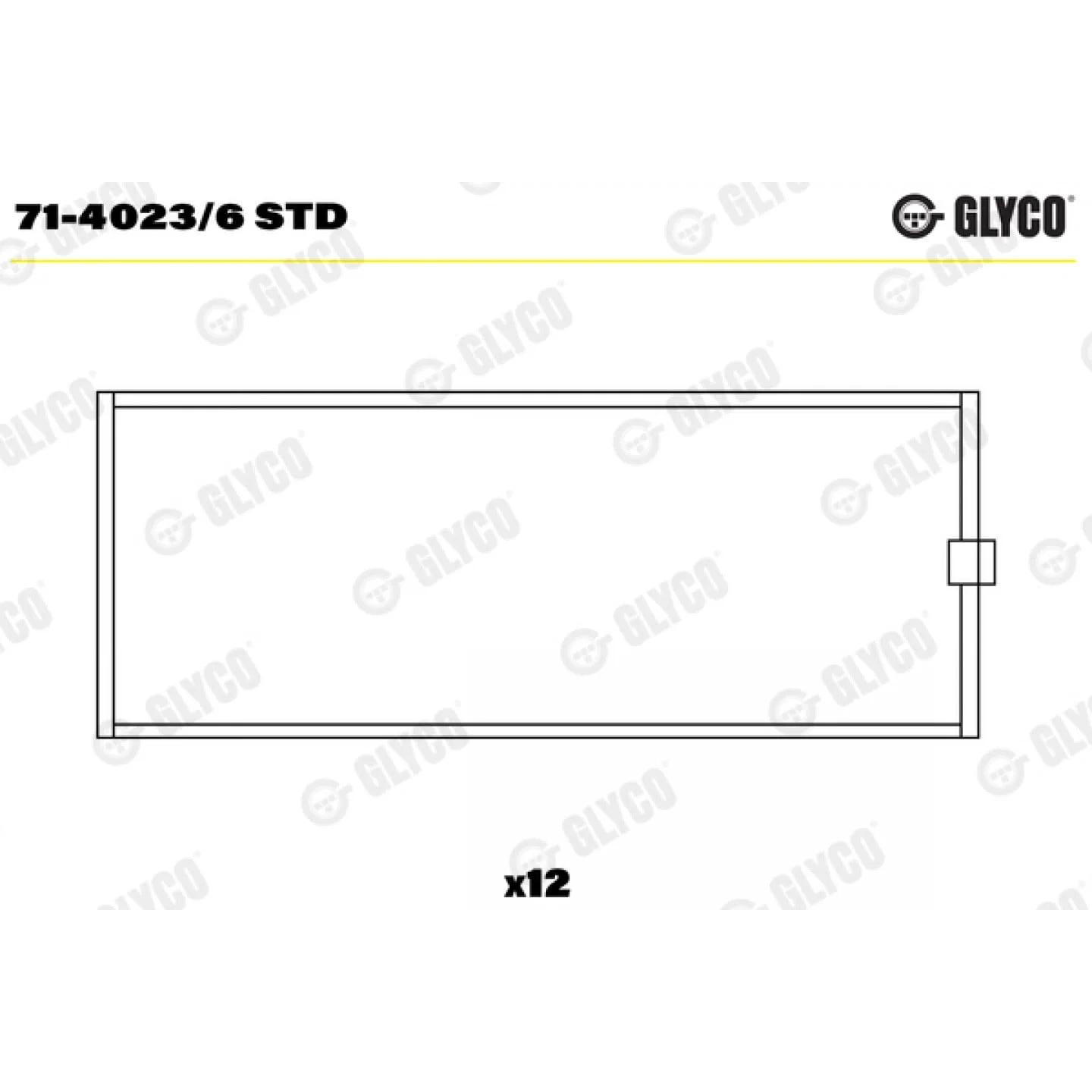 GLYCO Wheel Bearing Kit 71-4023/6 STD
