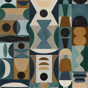 Casamance Modelage Bleu/Celadon Panoramas