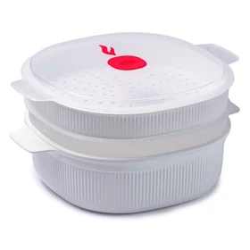 Snips Microwave Steamer 4 LT with 2 Baskets