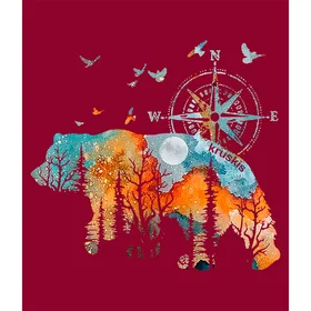 Kruskis Compass Bear Kortärmad T-shirt (Herr)