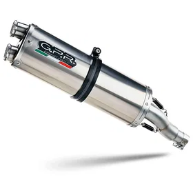 GPR Exclusive Dual Inox Muffler BMW F 800 GS 08-15 Homologated Slip On