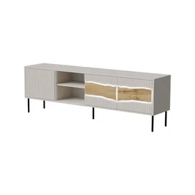 Dmora Luvinate Meuble TV 2 étagères 190x40x62cm