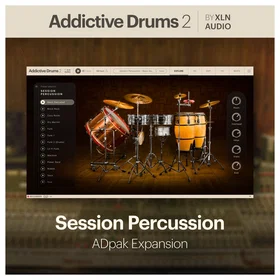 XLN Audio Addictive Drums 2 Session Percussion Logiciel 3 Utilisateur