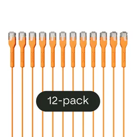 Broadbe Mince Cat6 UTP Patch Cable 0.3m BTP-I32C6-OR-0.3M-12 12-Pack