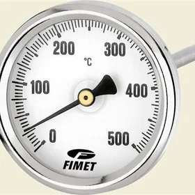 Solar Plus PT37687005 Flue Gas Temperature Gauge Dn 63 Ø51x150 Mm 0-500° C