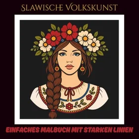 Slawische Volkskunst Färgläggningsbok