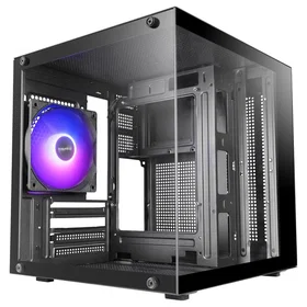 Mars Gaming MC-CUBE (Svart/Glass)
