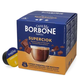 Caffè Borbone Superciok Sjokolade Drikkepuder 16-pack
