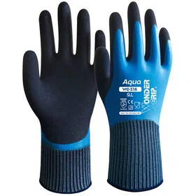 Wonder WG-318 Latex Nylon Gants de travail 2-pc