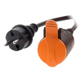 Zenitech H05VV-F 2x1.5mm² 10m Cordon d'alimentation