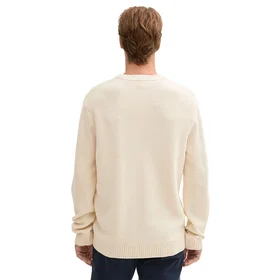 Tom Tailor Cable Crewneck Knit Sweater (Men's)