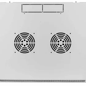 Intellinet 9U 540x500 Väggskåp Glasdörr Grå