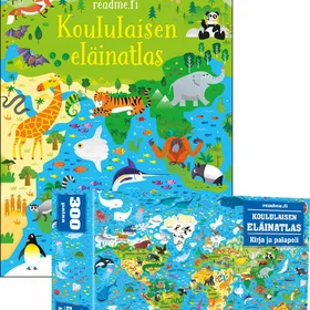 Readme.fi Koululaisen eläinatlas Palapeli