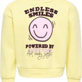 Only Kmgsophia LS Oneck Boxy REG Sweatshirt (Barn)