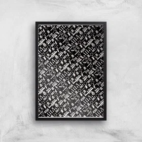Squid Game Games Glitch Giclee Art Print A2 lot de 2