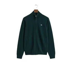 Gant Superfine Lambswool Full Zip Tröja (Herr)