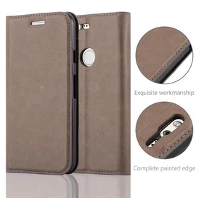 Cadorabo Case with Magnetic Closure Kickstand and Card Slot for Google Pixel