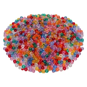 Colorations Transparent Pony Beads 1000kpl