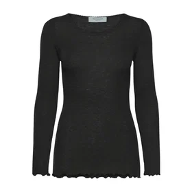 Rosemunde Rwburlington Wool LS O-Neck T-shirt (Dam)