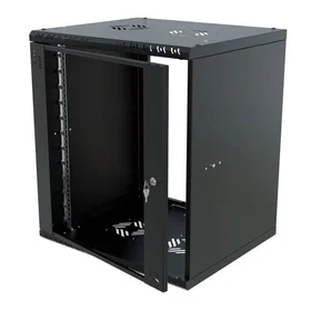 STALFLEX 19" 12U 450 mm Noir Porte Vitrée