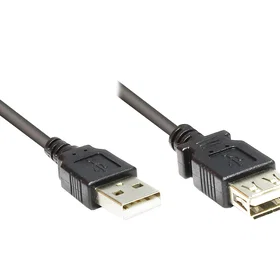 Alcasa electronik 2511-OF2S USB-A to USB-A USB 2.0 1.8 m