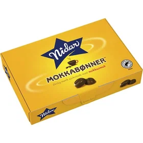 Nidar Sjokolade Mokka Bønner 110g