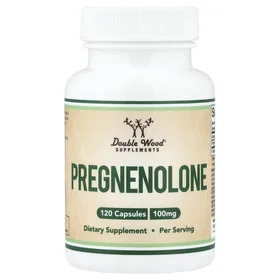 Double Wood Supplements Pregnenolone 100mg 120 Kapslar