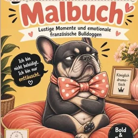 Drama-Frenchies Malbuch